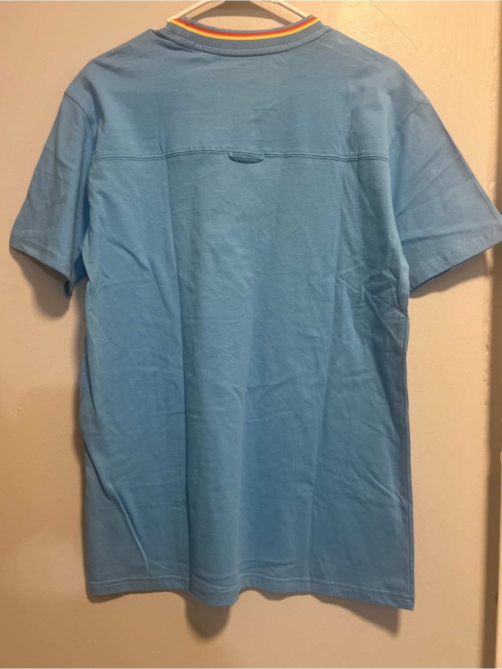 Light Blue Ellie Embroidered Short Sleeve Tee - Picture 3 of 4